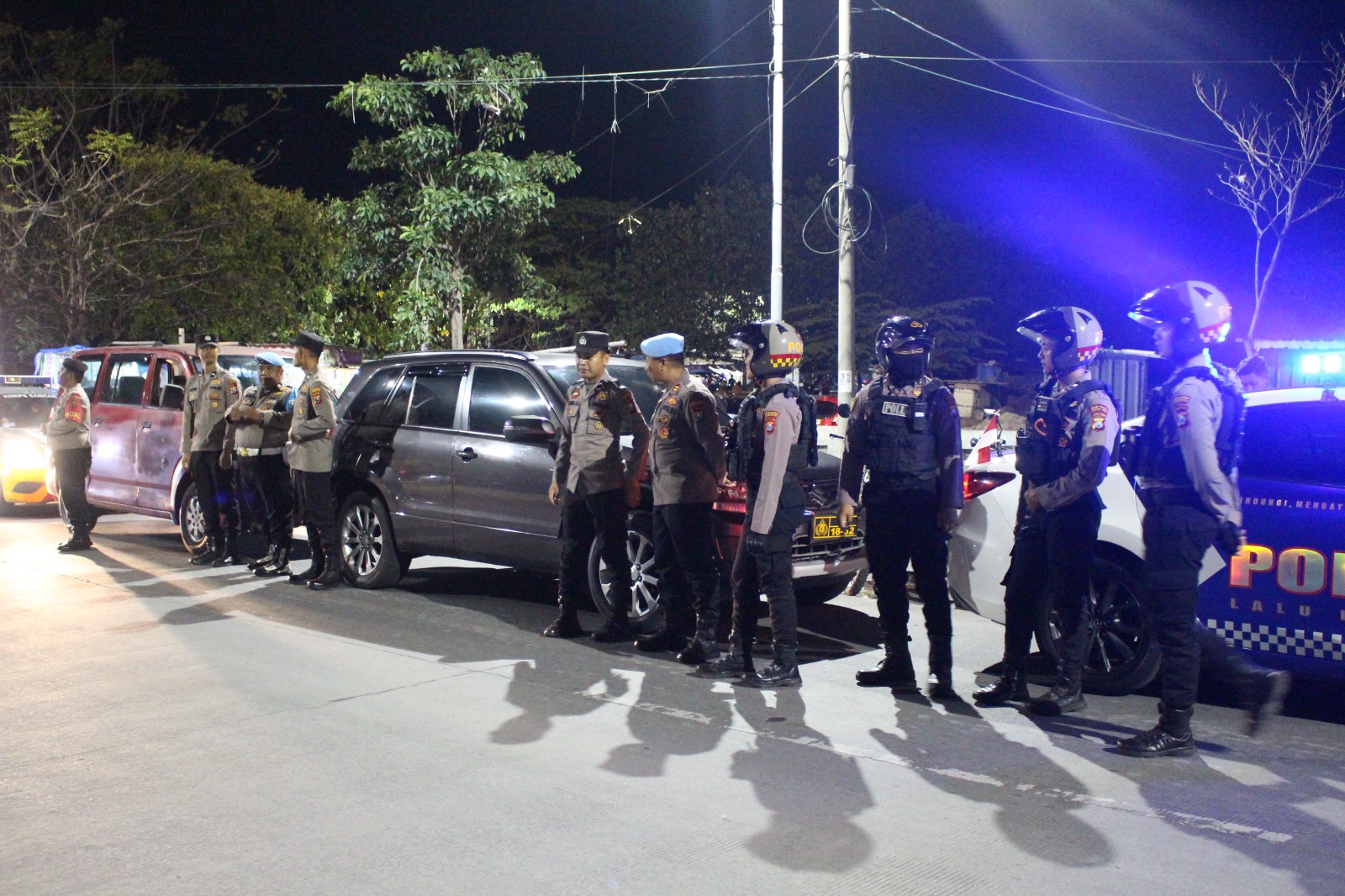 Polres Pelabuhan Tanjung Perak Gelar Patroli Skala Besar Sasar 3C dan Balap Liar