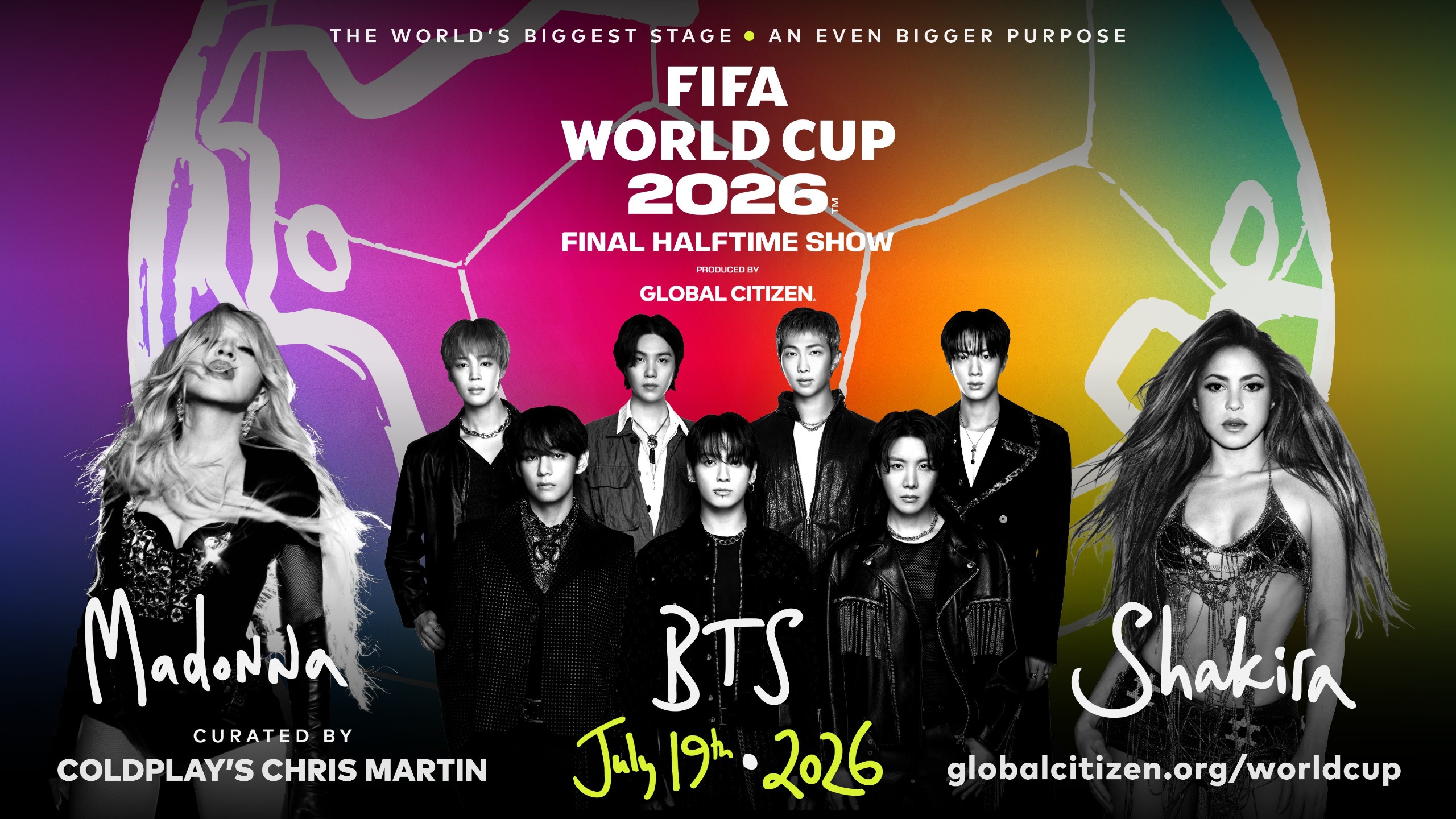 BTS, Madonna, dan Shakira Siap Jadi Co-Headliner di Halftime Show Final Piala Dunia FIFA 2026