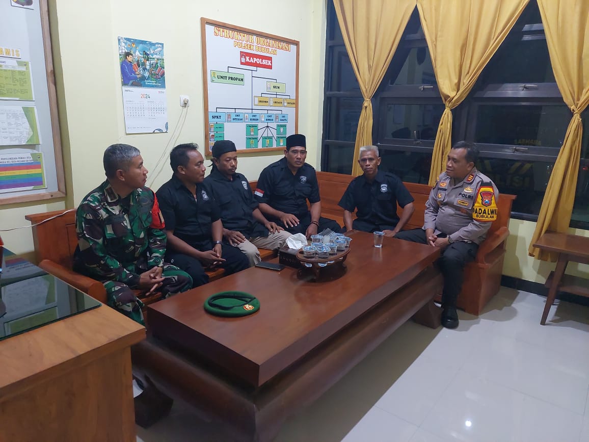 Kapolsek Bersama Danramil Bubulan Silaturahmi dengan Perguruan Pencak Silat, Pastikan Kamtibmas Kondusif