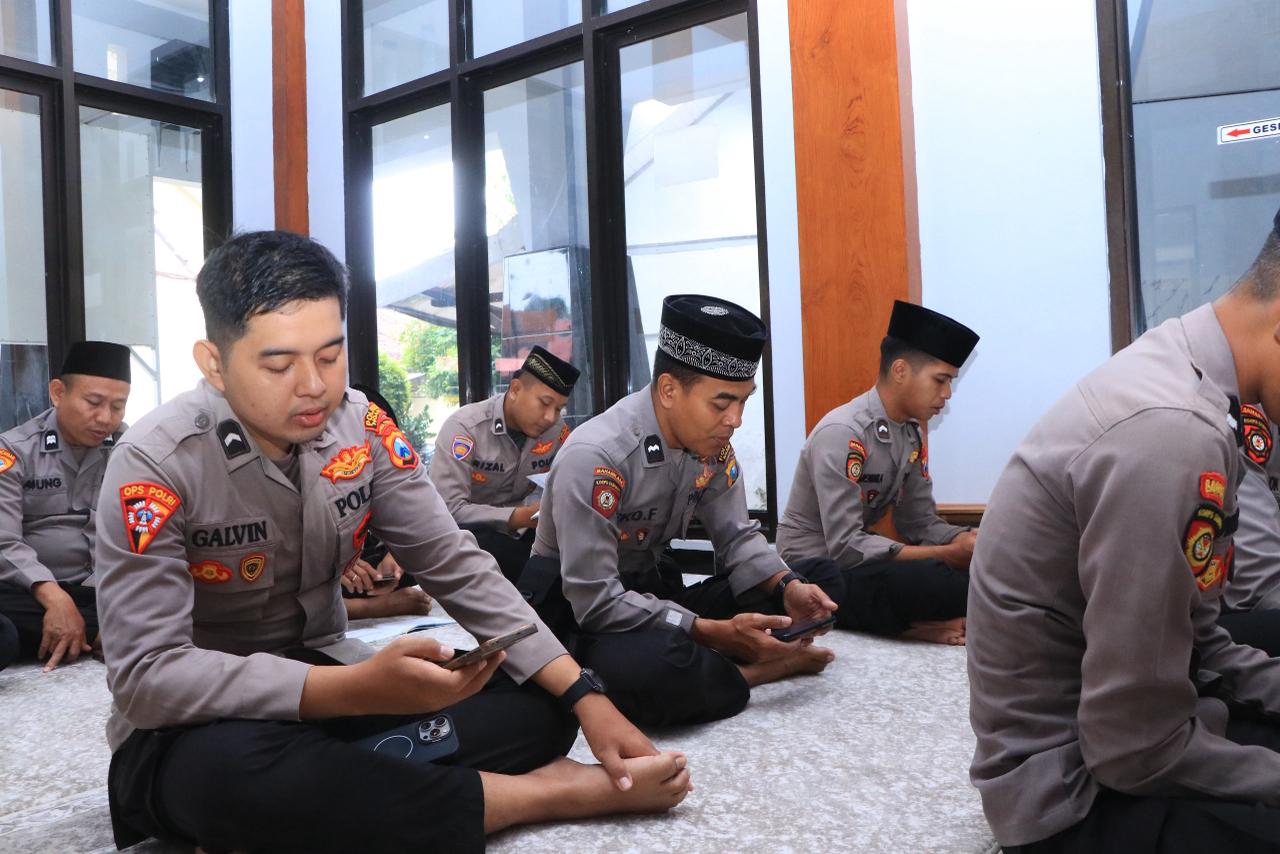 Polres Ngawi Gelar Binrohtal, Tingkatkan Iman dan Integritas Anggota