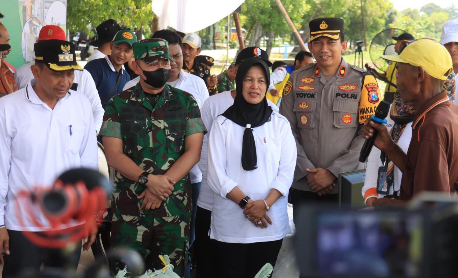 Panen Raya Padi Serentak, Polres Bojonegoro Dukung Petani Lewat Pendampingan Intensif