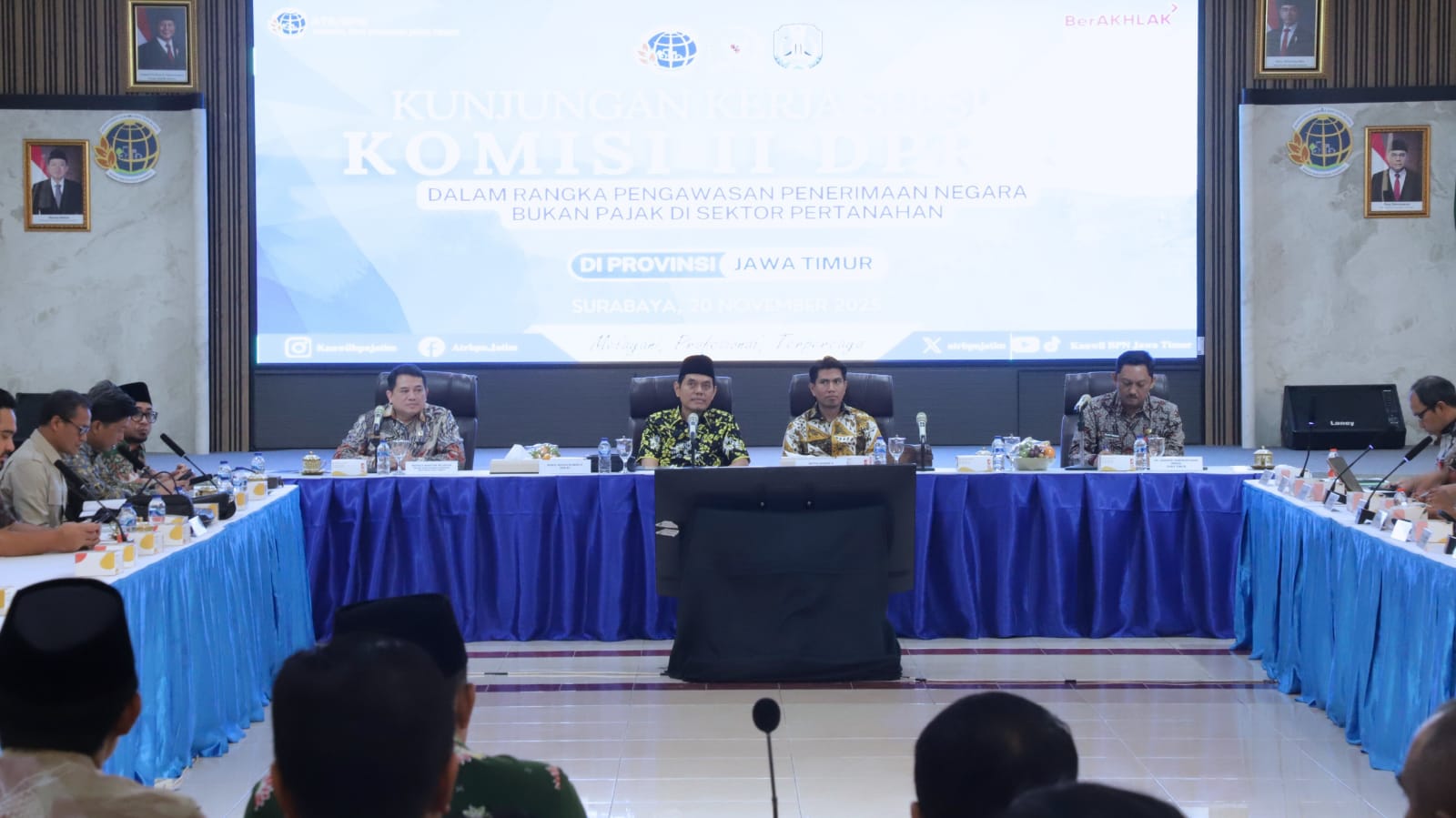 PNBP Pertanahan Kanwil BPN Provinsi Jawa Timur Tiga Tahun Berturut Tembus Target di Atas 100 Persen