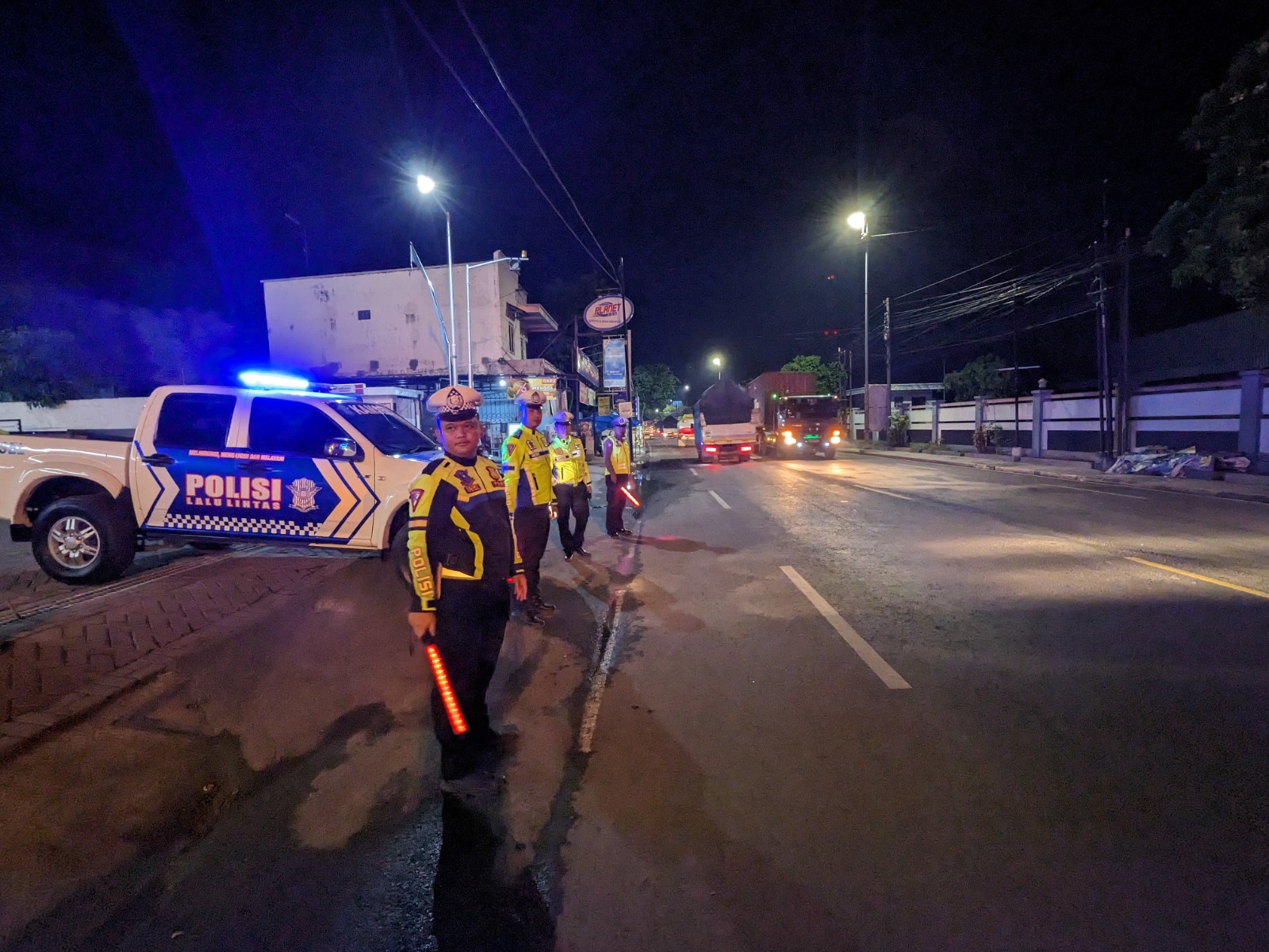 Cegah Kejahatan Jalanan, Polres Bojonegoro Gelar Patroli Skala Besar