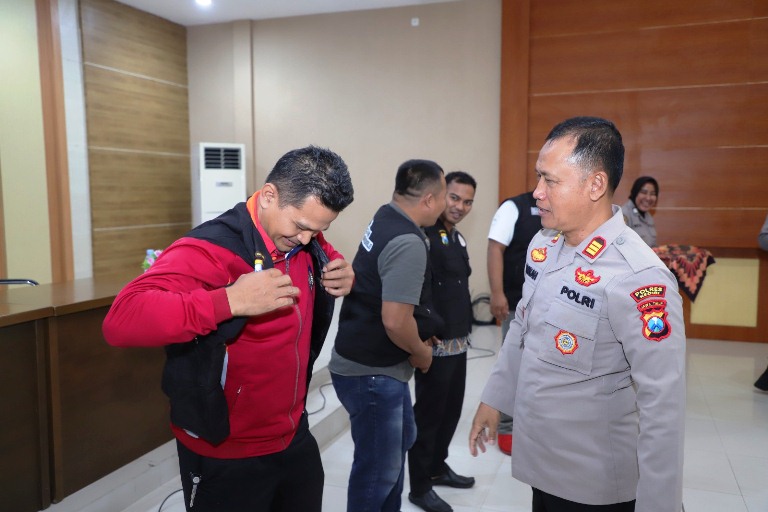 Jelang 1 Suro, Polres Kediri Gandeng Perguruan Silat Jaga Kondusifitas