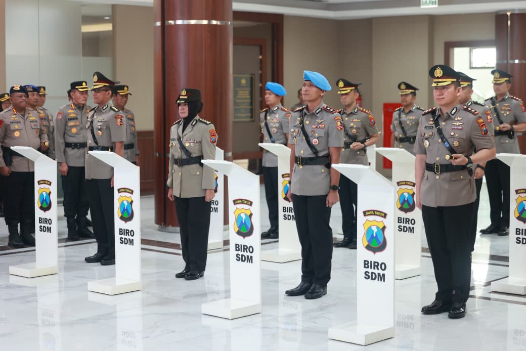 Kapolda Jatim Pimpin Sertijab, 6 Kapolres Resmi Berganti