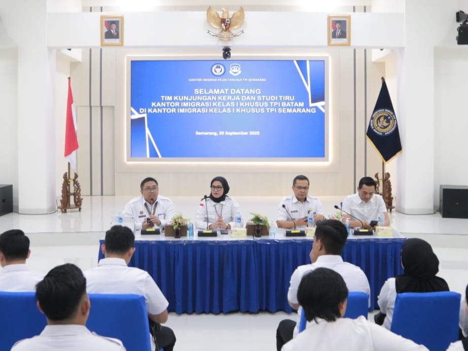 Studi Tiru Kantor Imigrasi Batam ke Kanim Semarang, Jalin Sinergi Menuju Layanan Keimigrasian Unggul