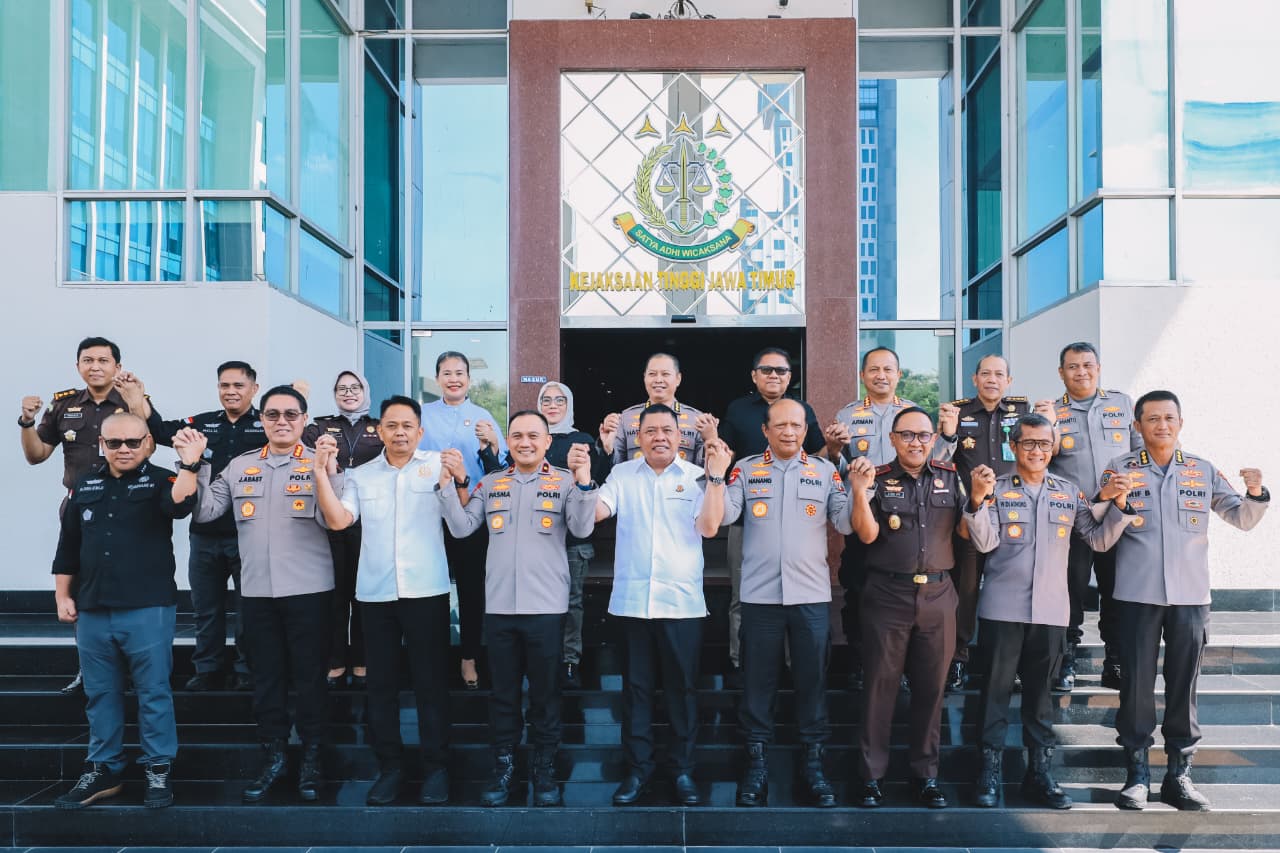 Kapolda-Kajati Perkuat Sinergi Penegakan Hukum melalui Semangat Jogo Jatim