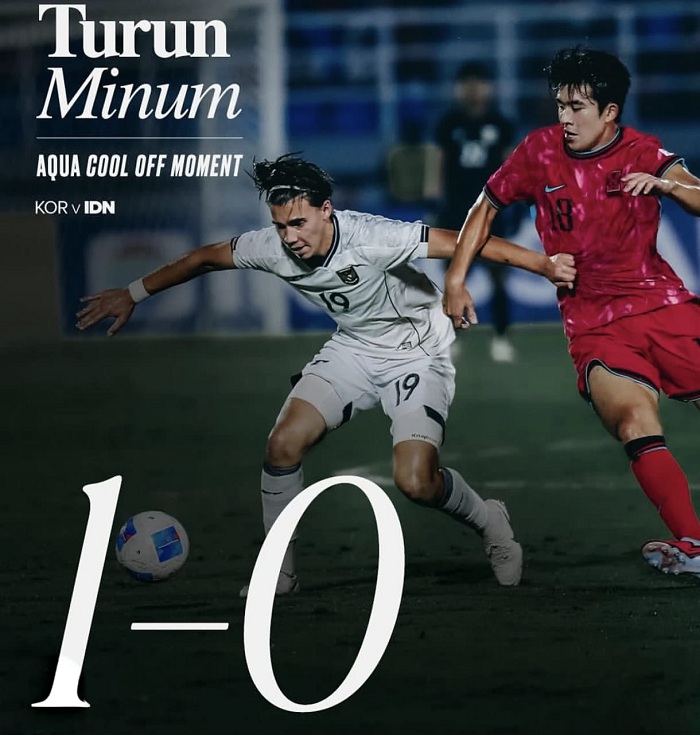 Laga Hidup Mati Timnas U-23: Indonesia Tertinggal 1-0 dari Korea Selatan di Babak Pertama