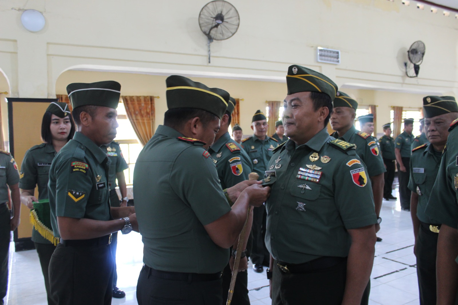 Kodim 0824/Jember Lakukan Pergeseran 12 Danramil