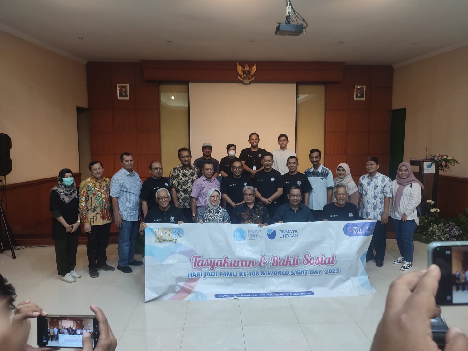 P4MU Gelar Tasyakuran dan Bakti Sosial di Hari Jadi ke-108 di RS Mata undaaan Surabaya