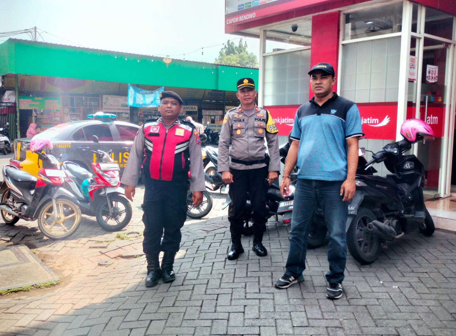Polsek Benowo Jamin Keamanan Perbankan, Komitmen Layani Masyarakat