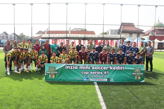 Kapolres Kediri Kota Dorong Atlet Muda Berprestasi Lewat Inzia Mini Soccer
