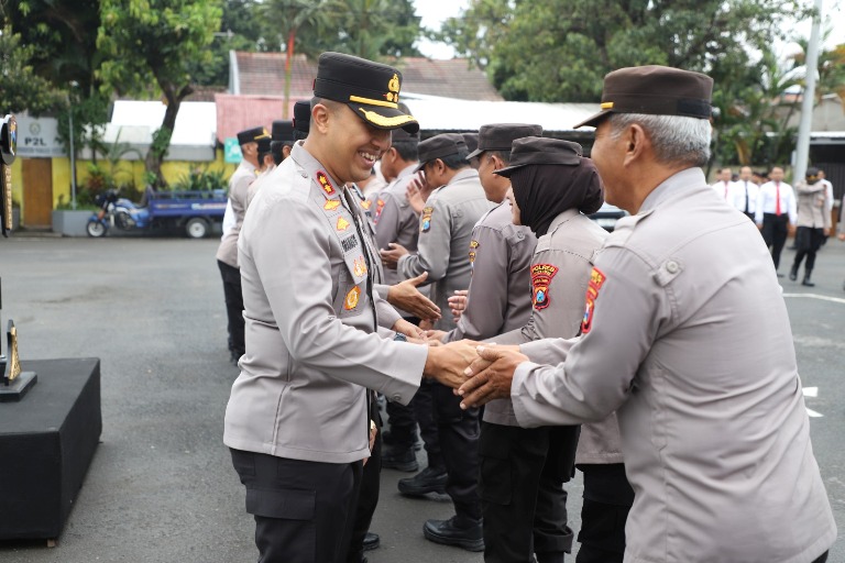 Halalbihalal di Kediri, Kapolres Tegaskan Komitmen Pelayanan Pasca-Lebaran