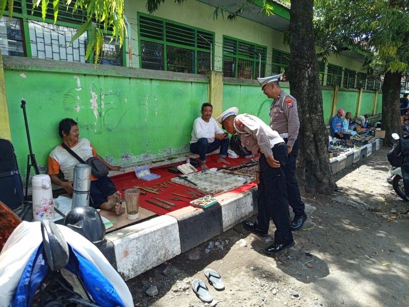 Satlantas Polres Kediri Kota Terus Kampanyekan Kamseltibcar Lantas