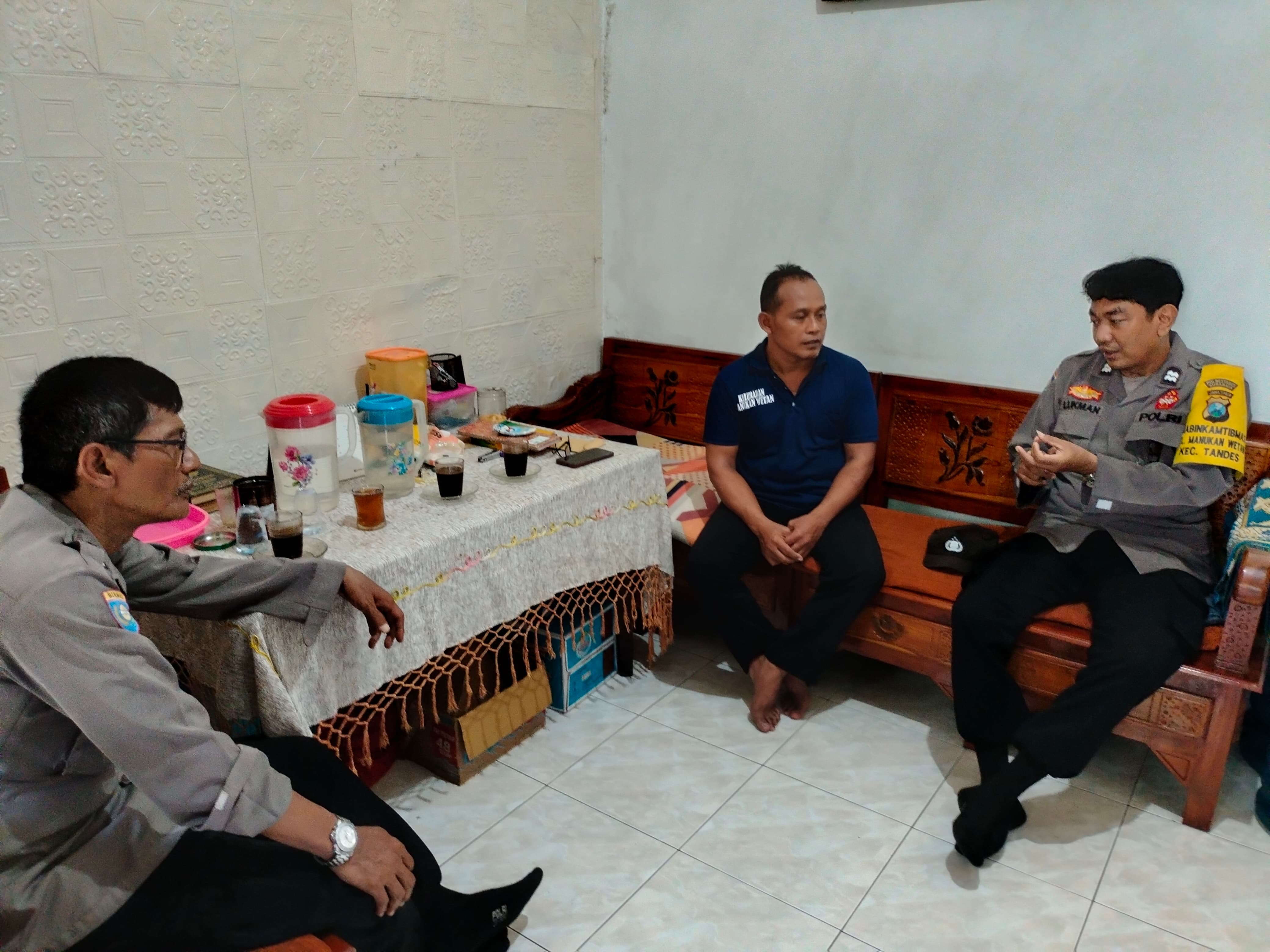 Polsek Tandes Aktif Jalin Silaturahmi dengan Tokoh Masyarakat