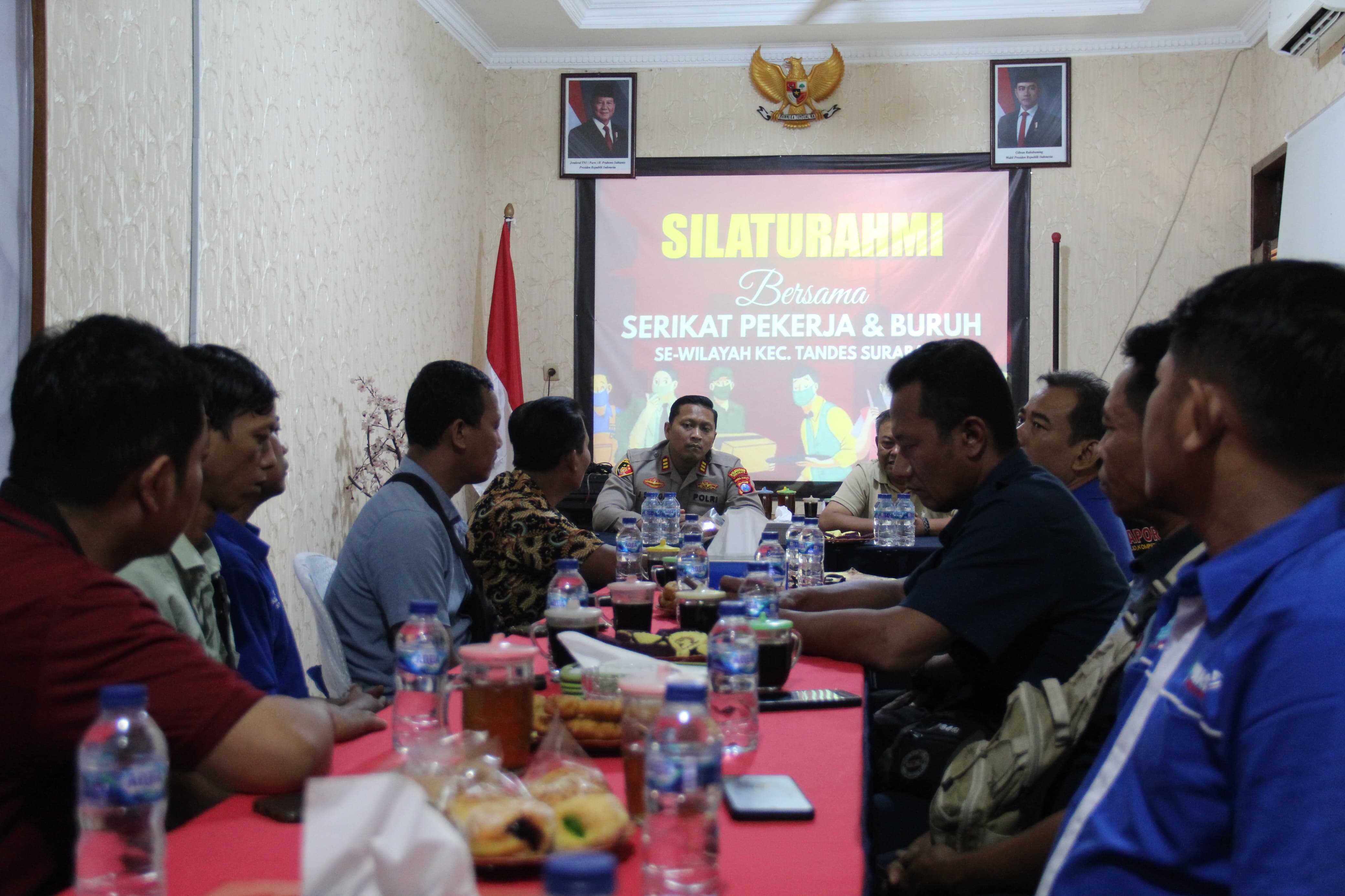 Jalin Silaturahmi Jelang May Day, Kapolsek Tandes: Rayakan dengan Damai dan Bermakna