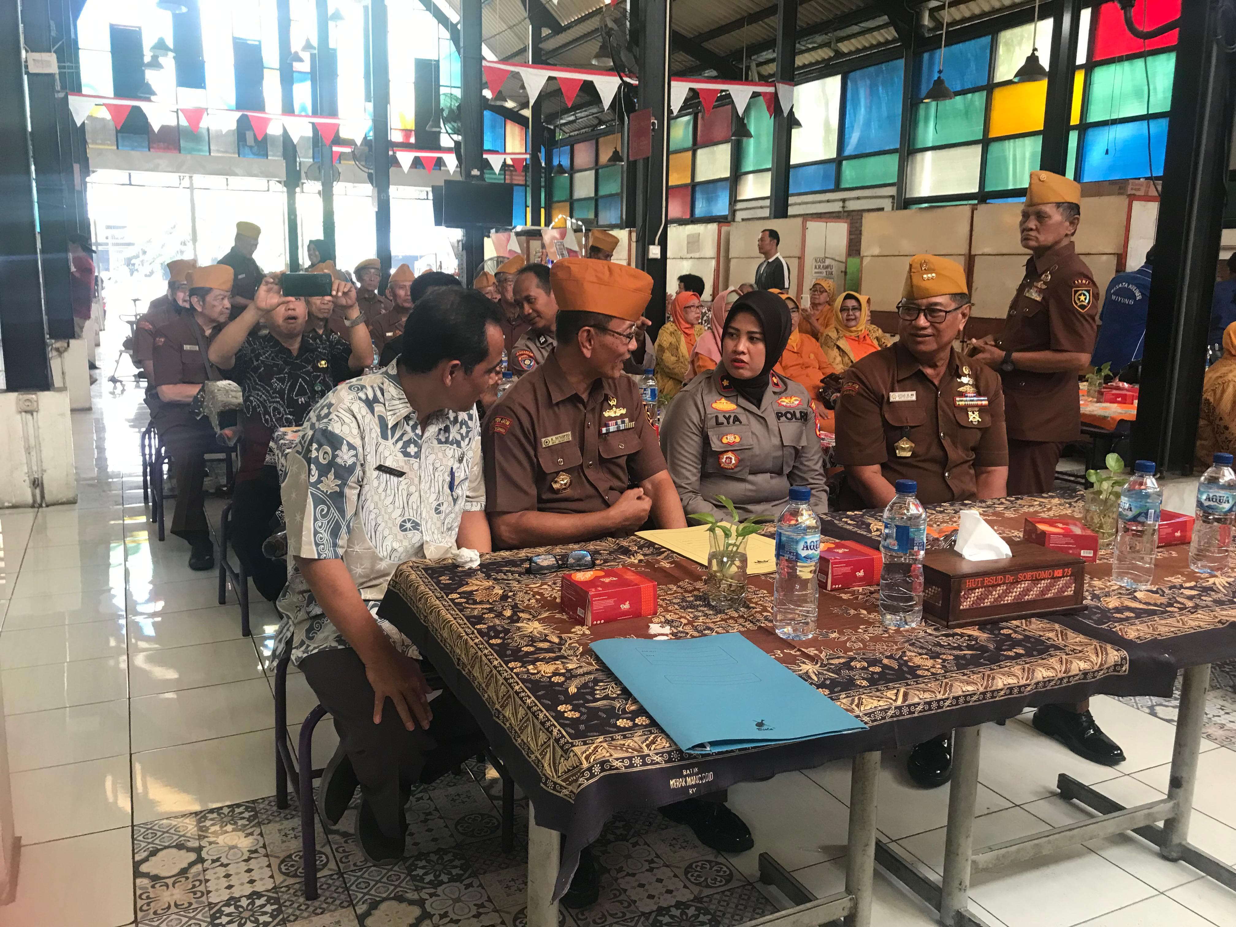 Kapolsek Wiyung Hadiri Pelantikan Pengurus LVRI dan PIVERI