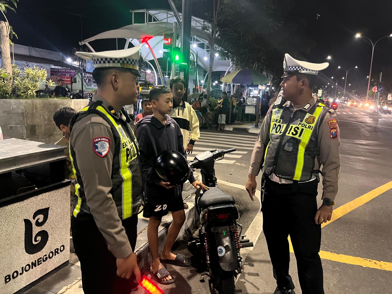 Balap Liar dan Pengguna Knalpot Brong, Satlantas Polres Bojonegoro Amankan 48 Motor