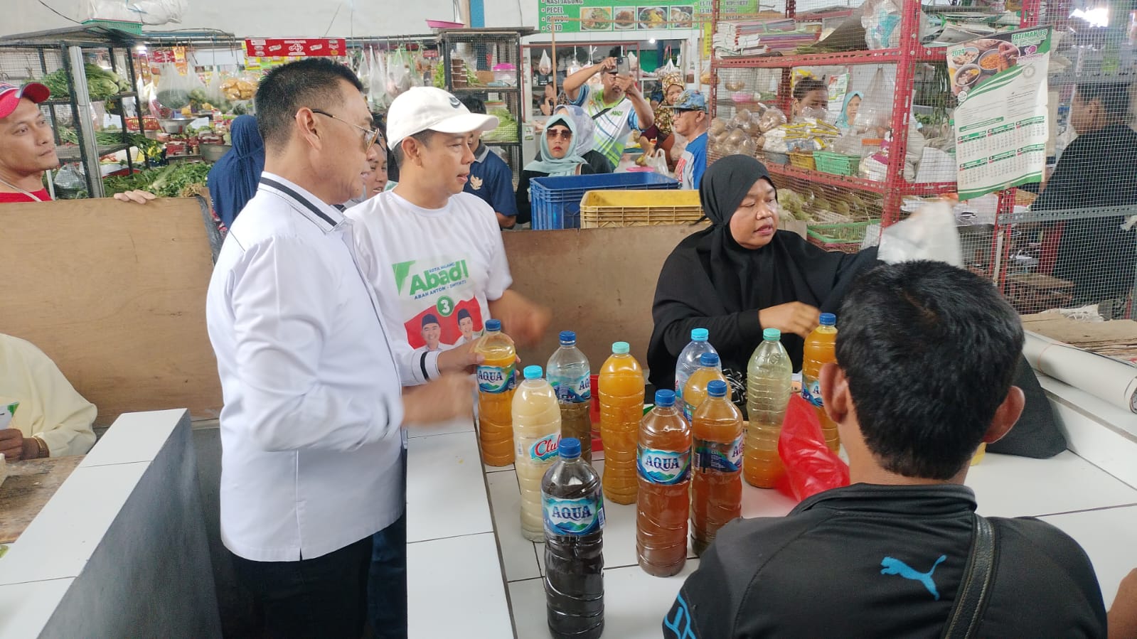 Paslon ABADI Janji Sulap Pasar Jadi Tempat Rekreasi 