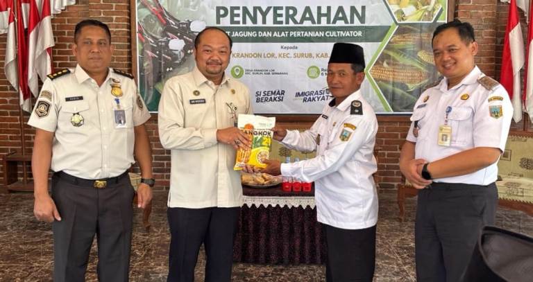 Imigrasi Semarang Dorong Ekonomi Desa Krandon Lor Lewat Program SI SEMAR BERAKSI