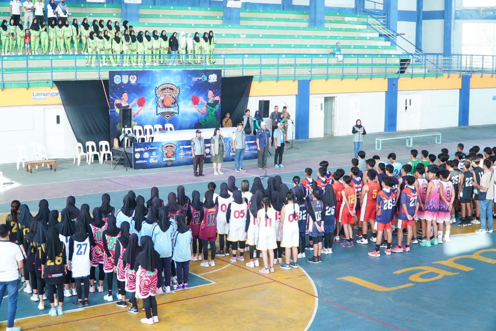 Bentuk Generasi Berkarakter di Lamongan, Bupati Cup Basketball Competition 2024 Digelar