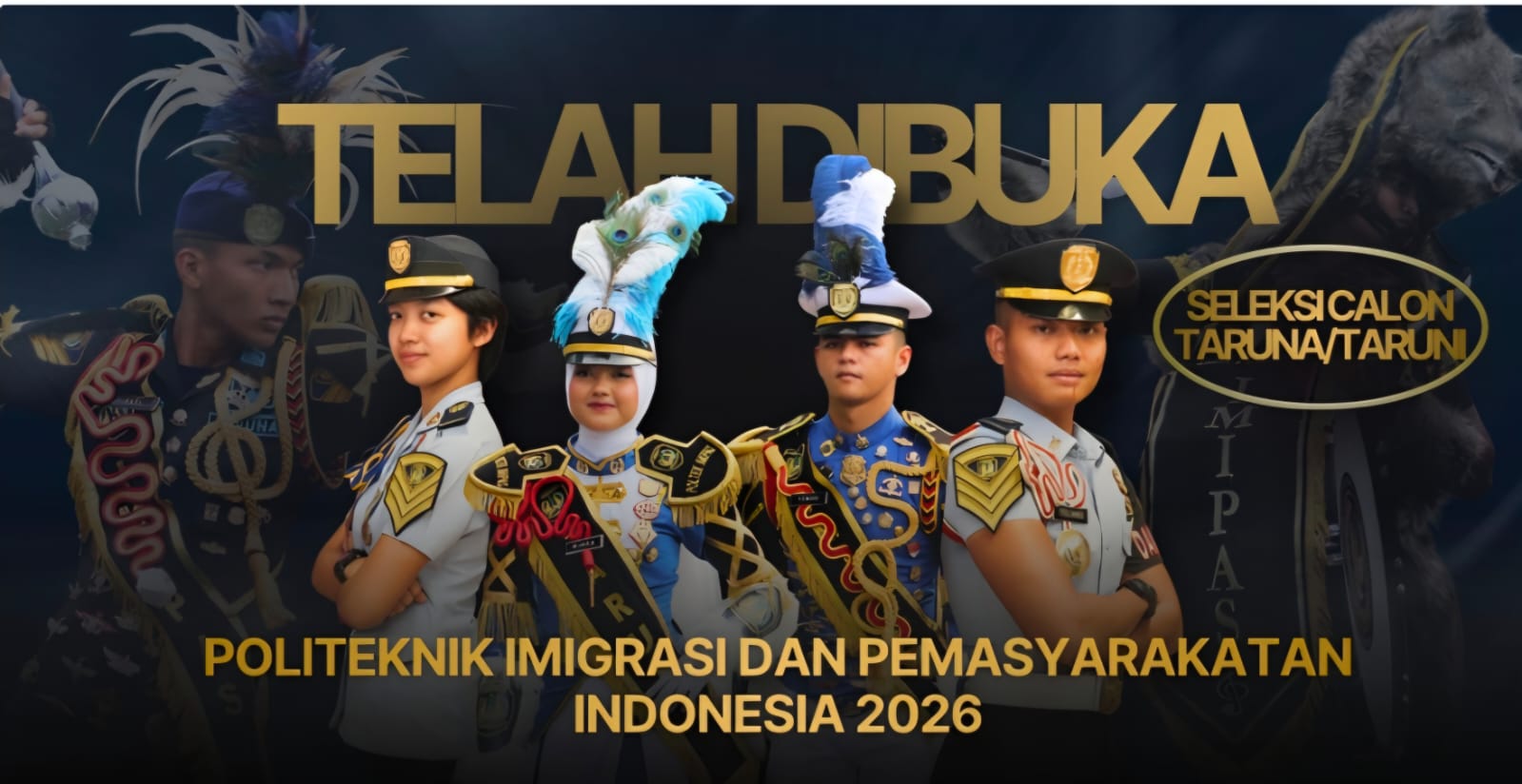 Kemenimipas Buka Pendaftaran Calon Taruna/Taruni Poltekimipas 2026, Cek Formasi dan Syaratnya