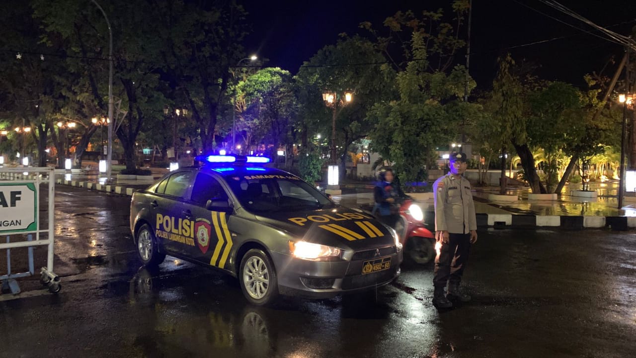 Antisipasi 3C, Polsek Lamongan Kota Masifkan Blue Light Patrol