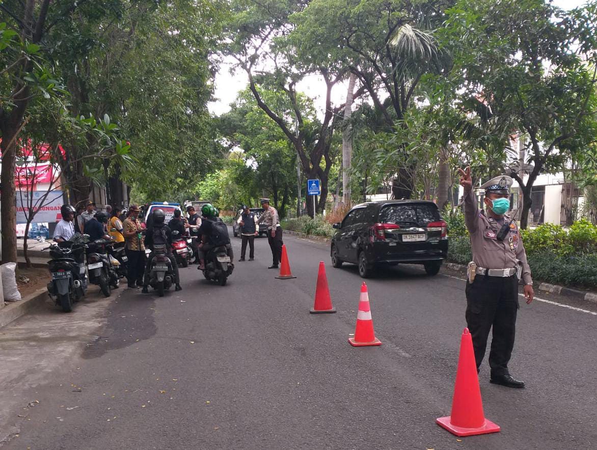 Razia Gabungan di Gayungsari Barat, Puluhan Motor Terjaring Penertiban Pajak