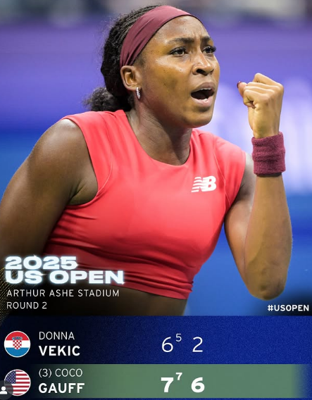 Coco Gauff Menangis di Lapangan, Lalu Bangkit dan Menang di AS Terbuka