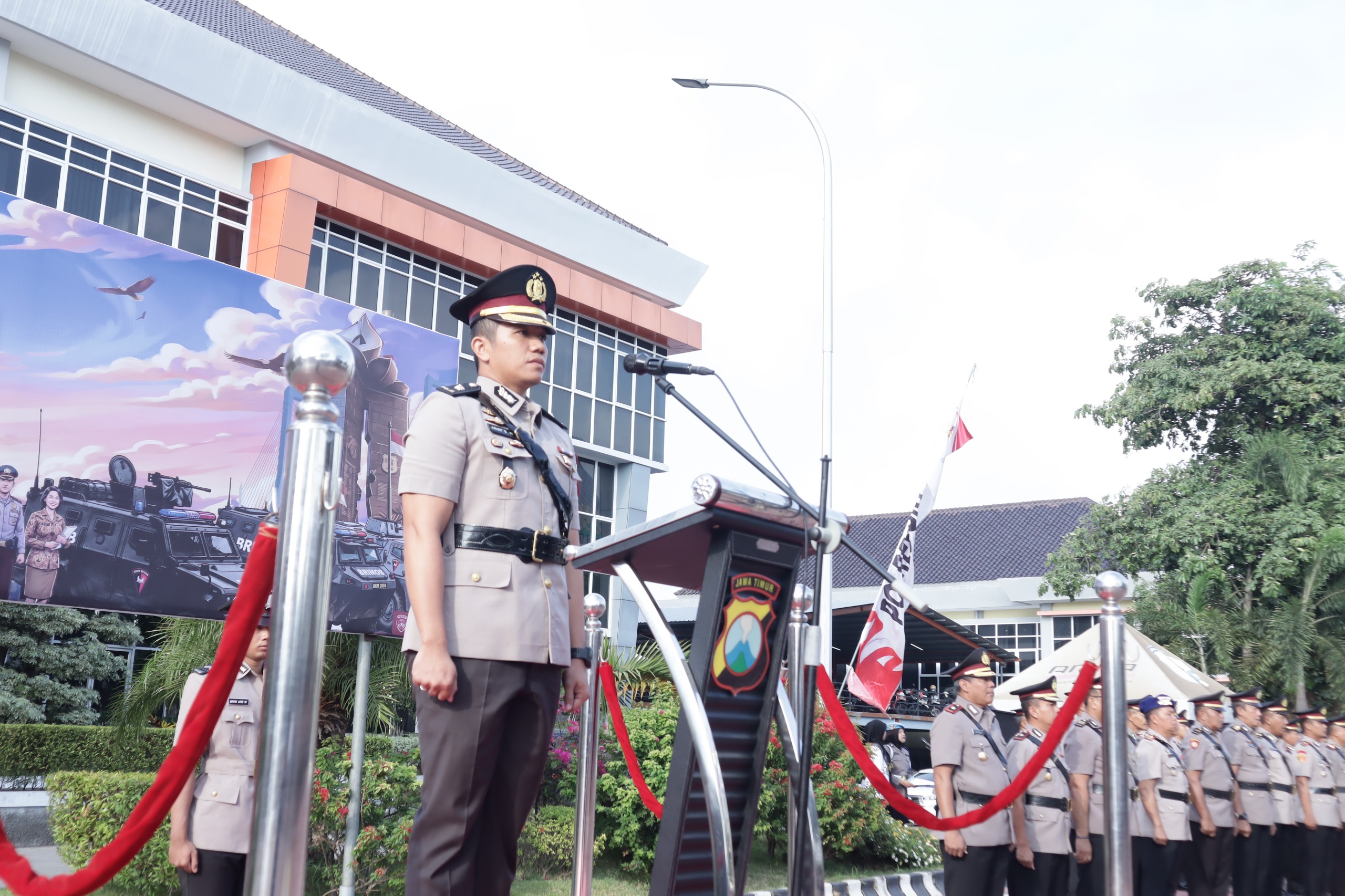 Peringati Hari Juang Polri 2026, Polres Gresik Kobarkan Semangat Perjuangan dan Pengabdian