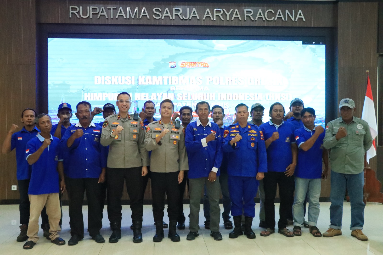 Kapolres Gresik Ajak HNSI Jaga Stabilitas Kamtibmas di Wilayah Perairan