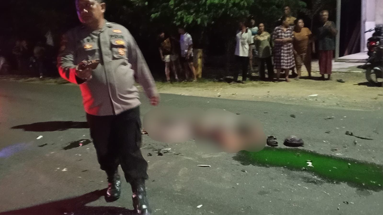 Adu Banteng Motor vs Pikap, Pengendara Vario Tewas di Balongpanggang Gresik