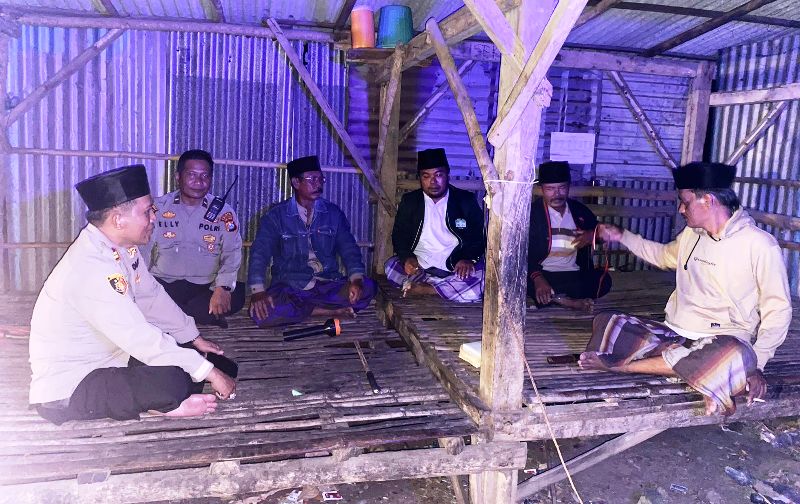 Cegah Teror Pelemparan Batu, Polsek Blega Patroli Malam Jalan Nasional Bukit Gigir