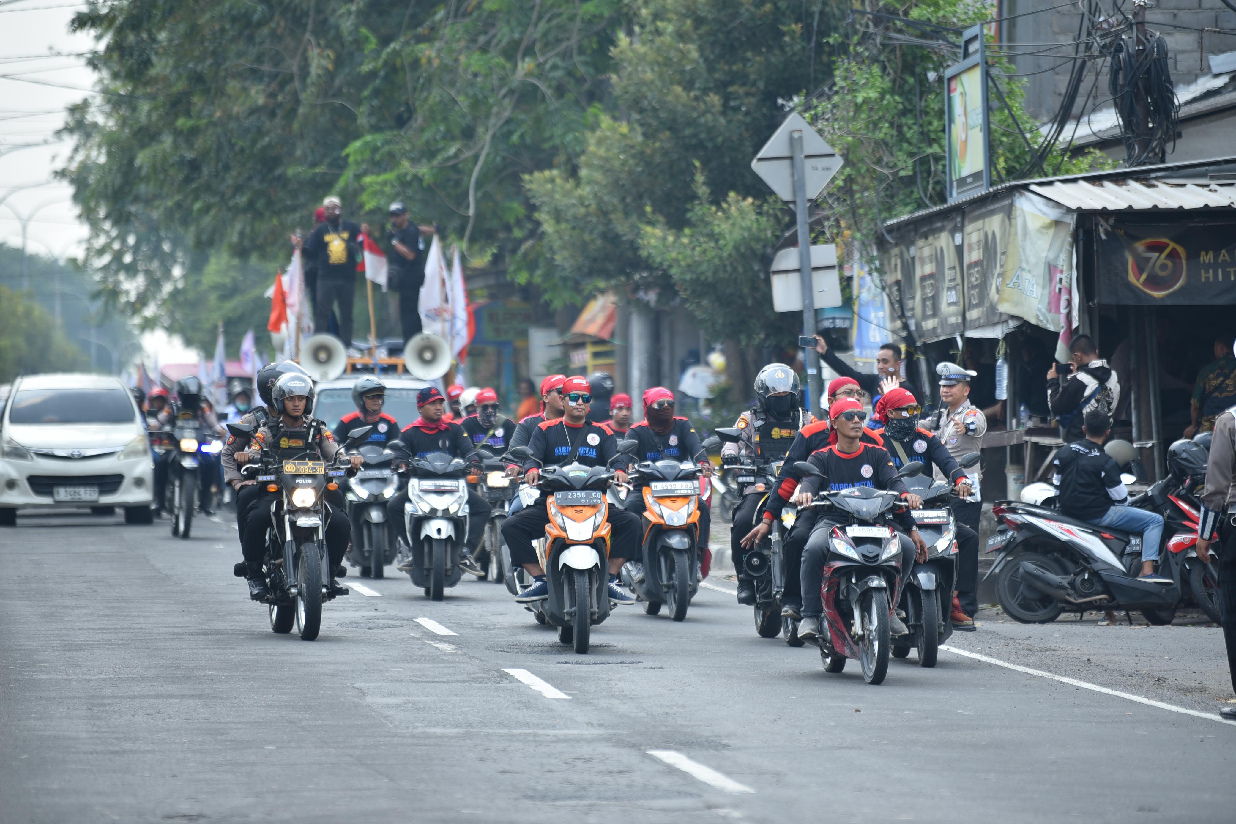 May Day 2025 di Gresik Berlangsung Kondusif, Kapolres dan Bupati Apresiasi