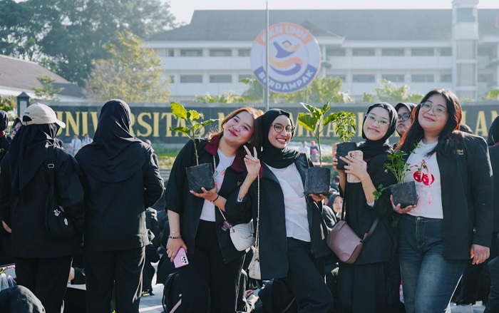 KKN Berdampak, Mahasiswa UMM Dibekali Tanaman Ketahanan Pangan