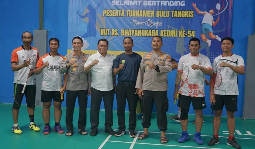 Kapolres Kediri Kota dan Kapolres Kediri Kompak Jaga Kondusivitas Wilayah