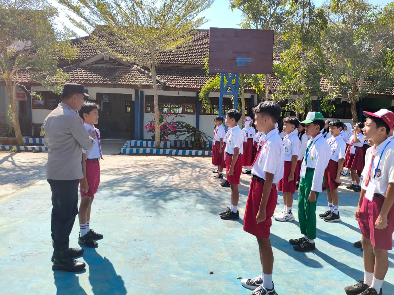 Police Goes To School, Polres Blitar Pesan Bijak Bermedsos
