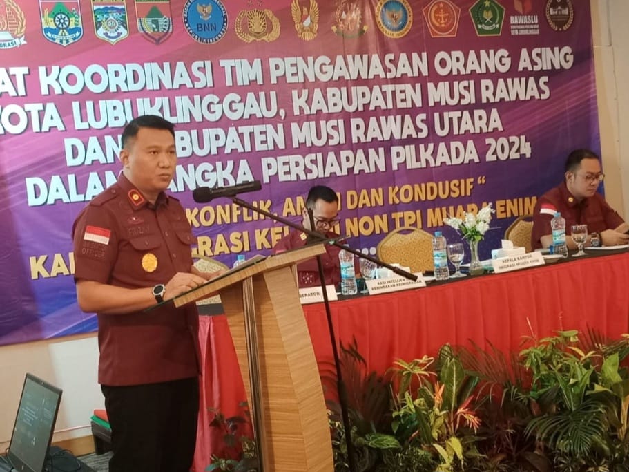 Jalankan Program 100 Hari Kerja Menteri Imigrasi, Kanim Muara Enim Gelar Rakor Timpora