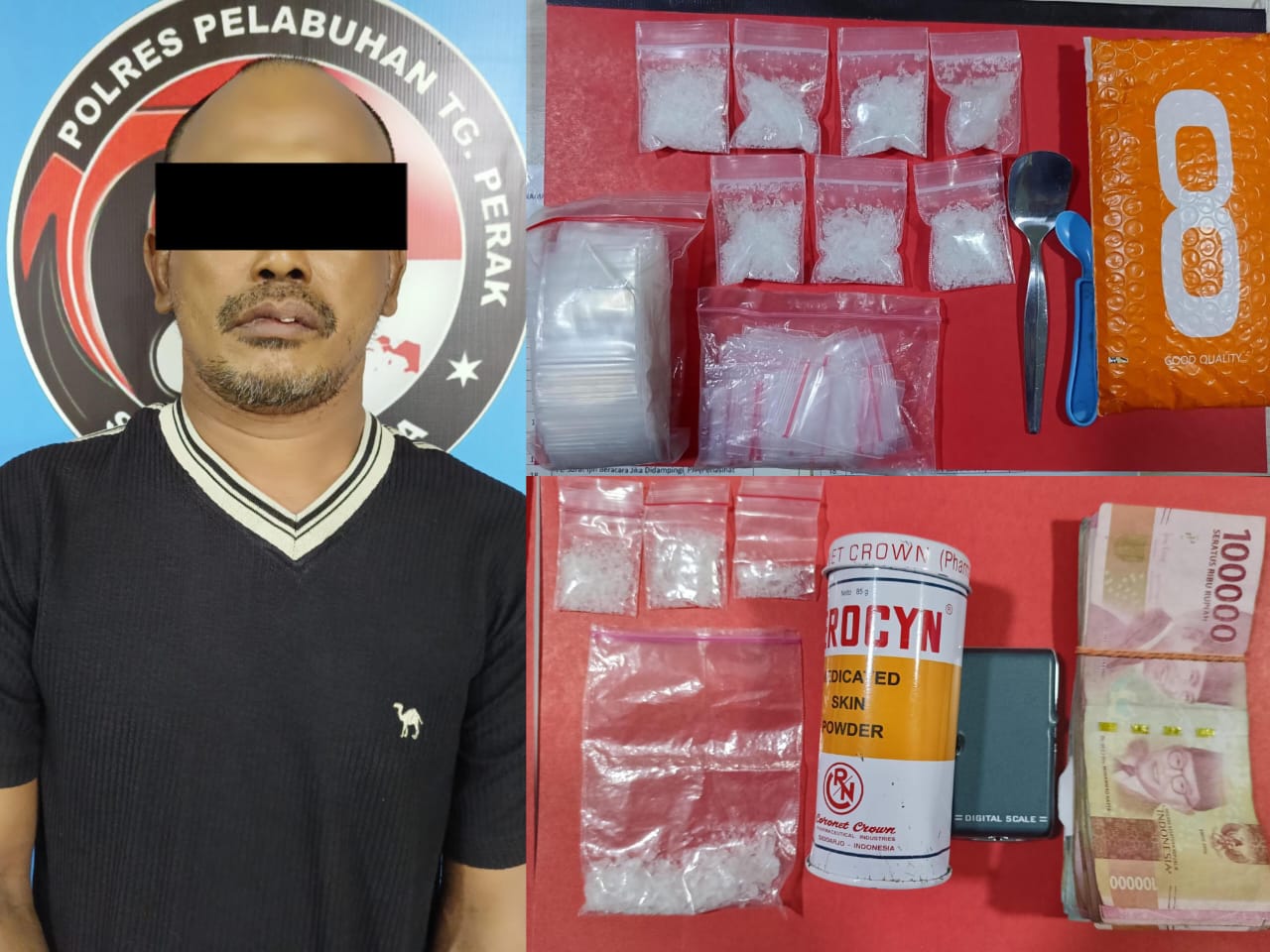 Pengedar Sabu di Surabaya Ditangkap, Sembunyikan 11 Poket Sabu di Bungkus LCD dan Botol Bedak