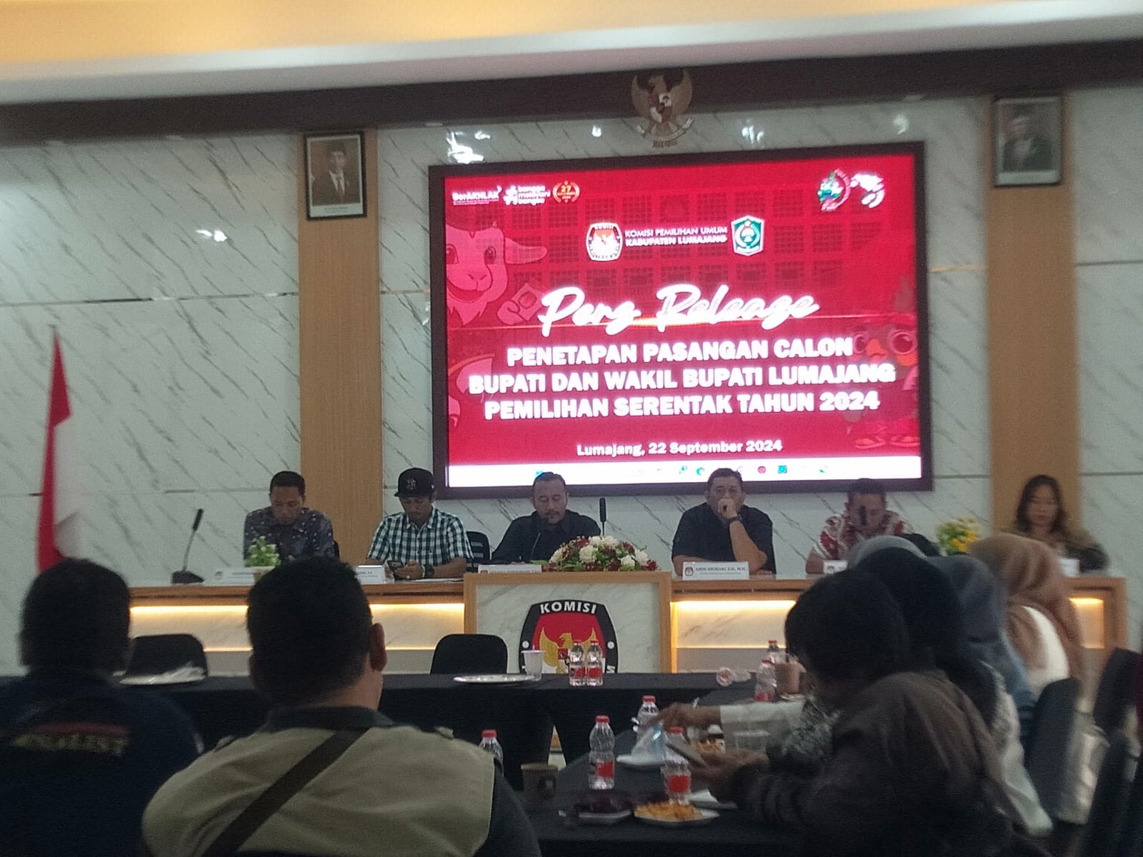 KPU Kabupaten Lumajang Umumkan Dua Paslon di Pilkada Serentak 2024