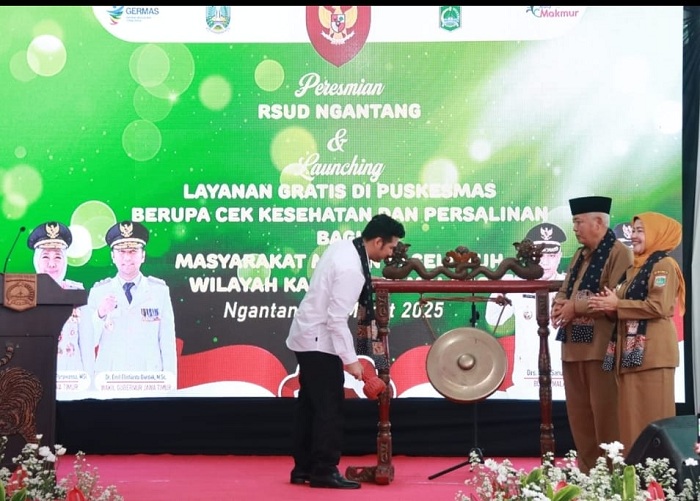 Didampingi Bupati Malang, Wakil Gubernur Jatim Resmikan RSUD Ngantang