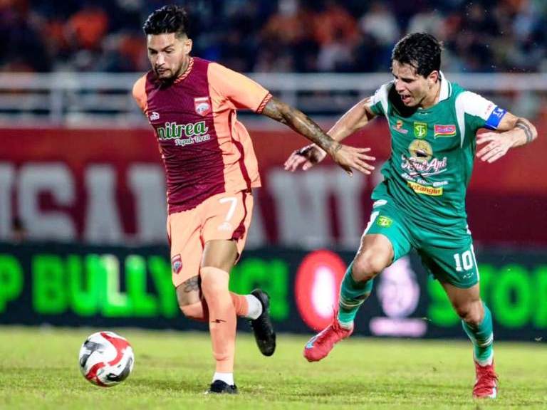 Borneo FC Hajar Persebaya Surabaya 5-1 di Samarinda, Bajul Ijo Siap Evaluasi Total