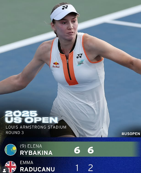 Emma Raducanu Gagal Melaju di AS Terbuka Usai Kalah dari Elena Rybakina