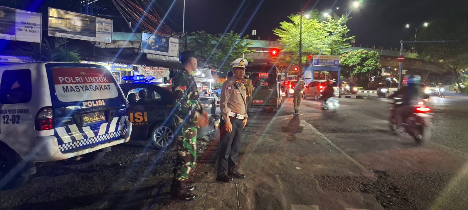 Patroli Malam Polsek Sawahan, Pastikan Surabaya Aman dan Kondusif