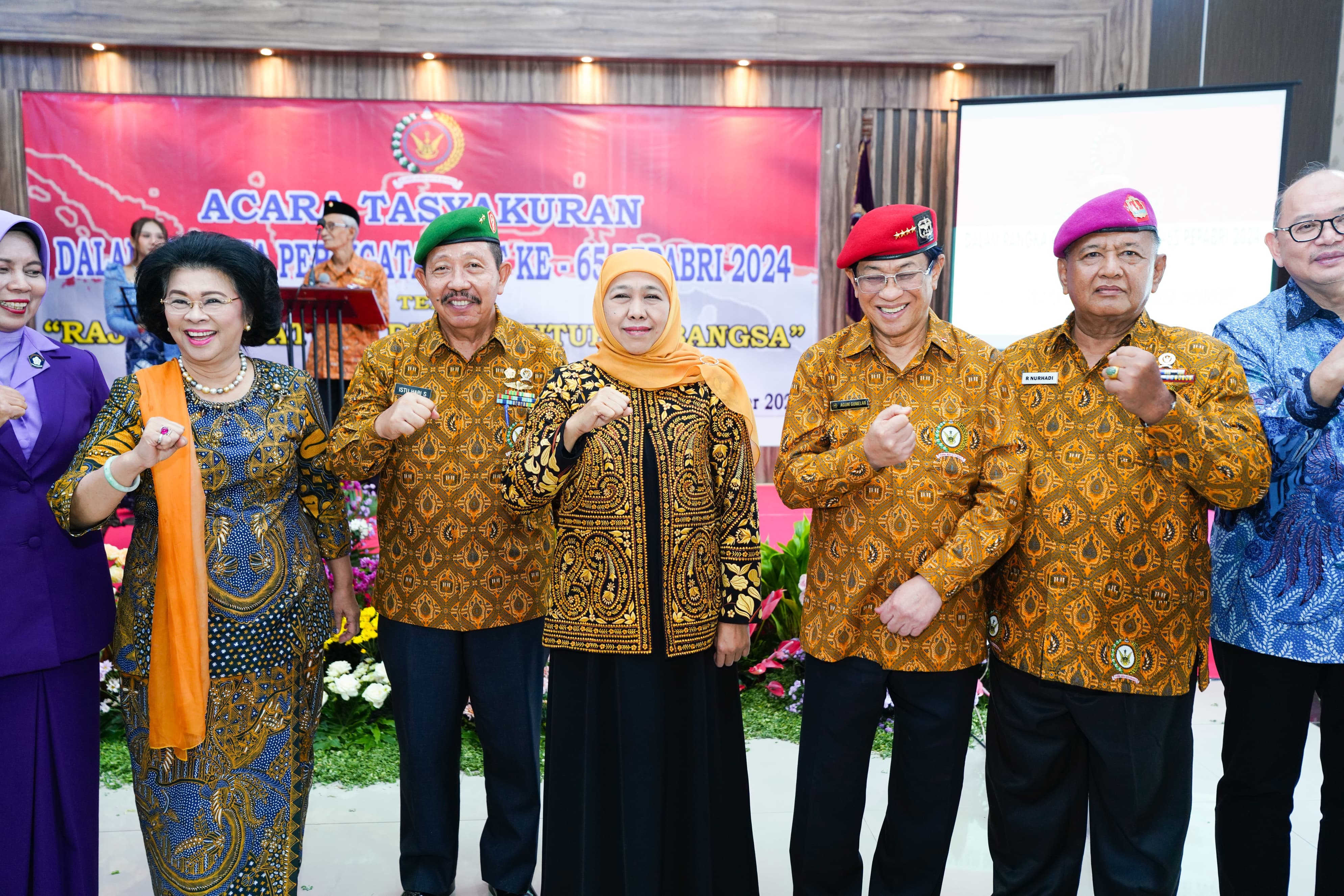 Hadiri HUT Ke-65 Pepabri, Khofifah: Tetap Perkuat Persatuan Demi Keutuhan Bangsa