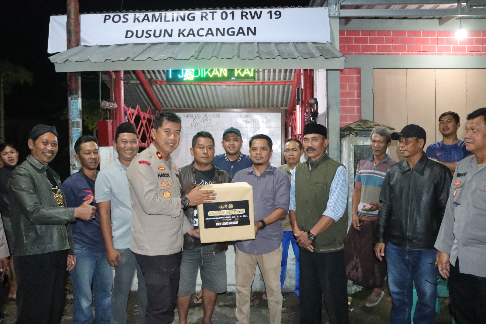 Sambang Pos Kamling, Polres Kediri Perkuat Sinergi dengan Masyarakat