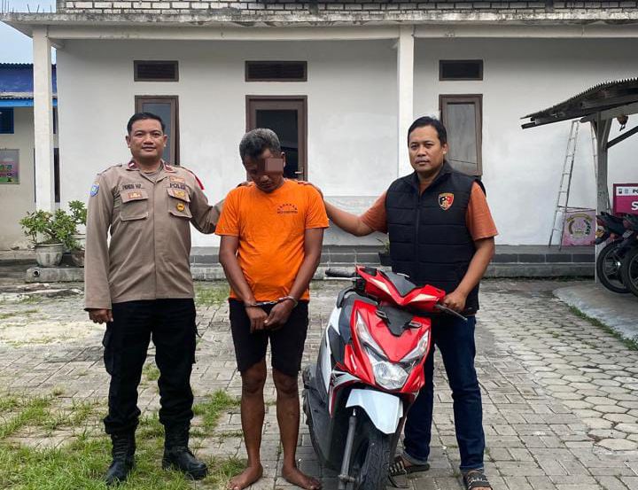 Gondol Motor Tetangga, Pria Duduksampeyan Gresik Dibekuk Polisi