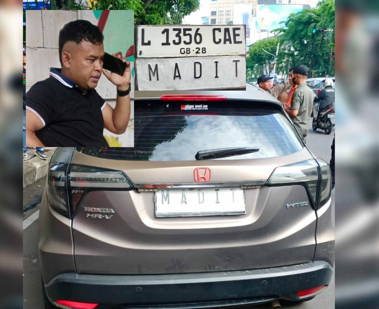 Sopir HR-V Penabrak Tukang Becak di Basuki Rahmat Pakai Nopol Palsu dan SIM Kedaluwarsa