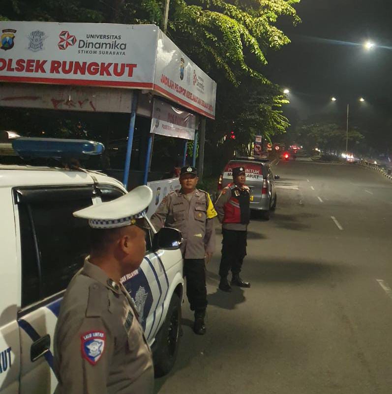 Polsek Rungkut Bersama Tiga Pilar Tingkatkan Patroli, Wujudkan Rasa Aman dari Curanmor