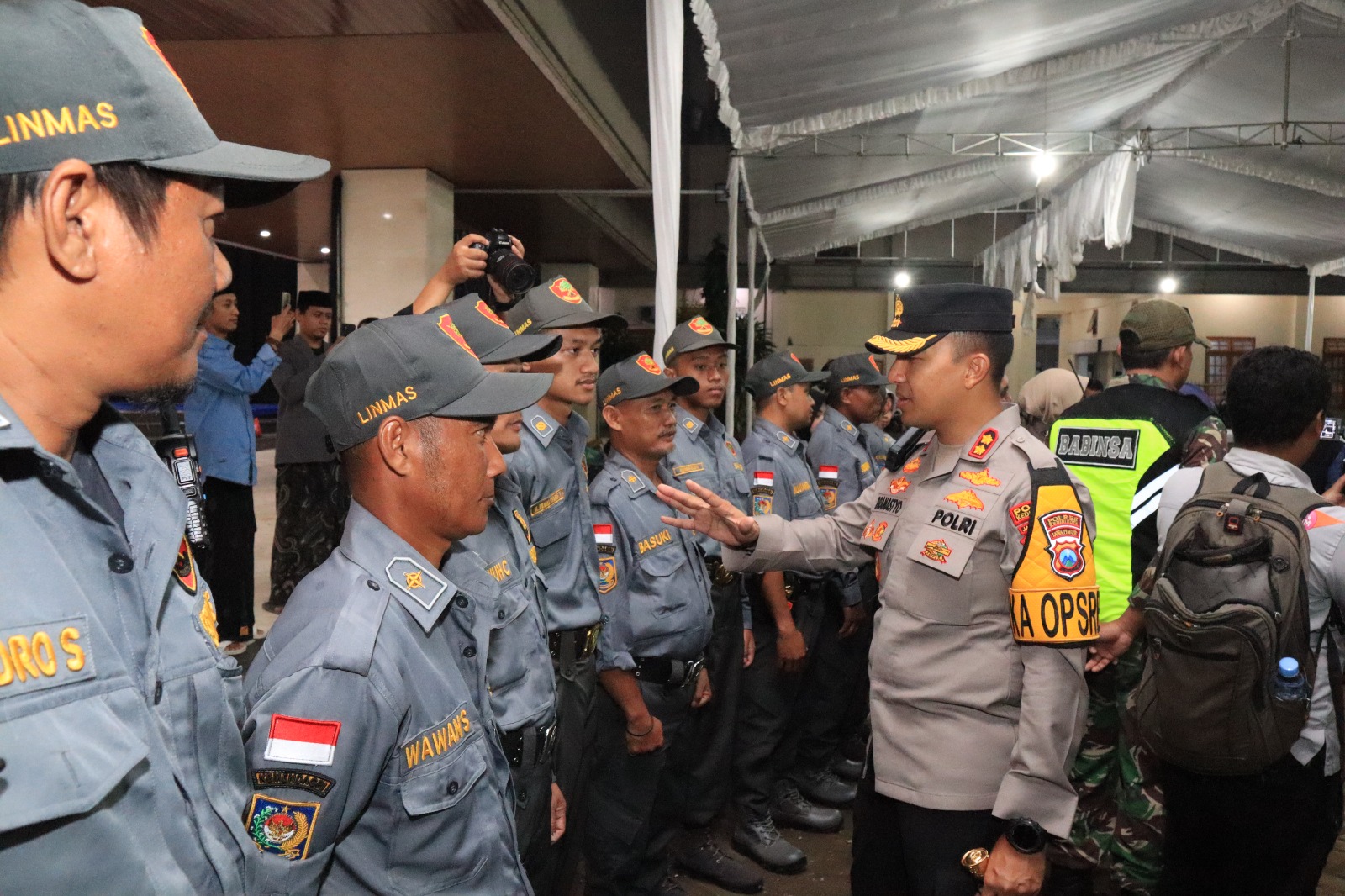 Kapolres Kediri Kota Bersama Forkopimda Tinjau Sejumlah TPS